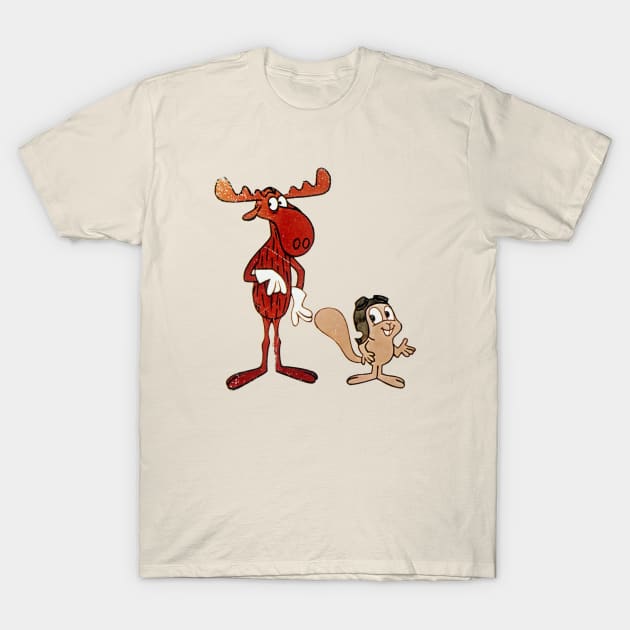 Rocky And Bullwinkle Shirts In Various Sizes And Colors For Fans - Foto 3